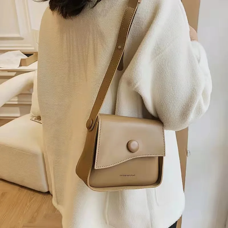 Luxury retro female bag texture casual simple western style one shoulder messenger small square bag wallet