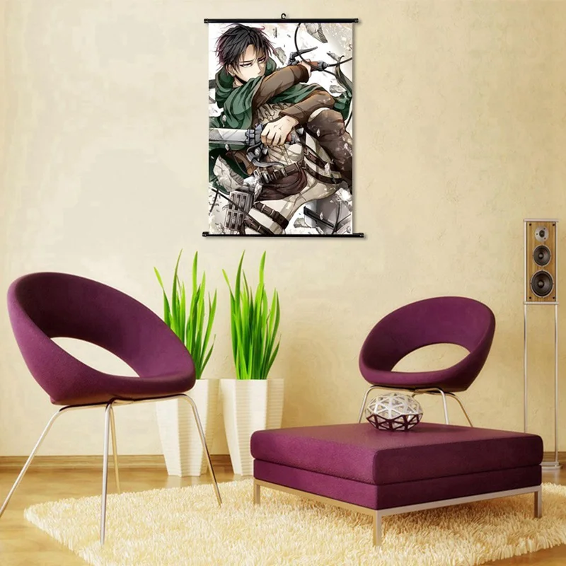 Настенный свиток 2019 для косплея атака на Титанов |