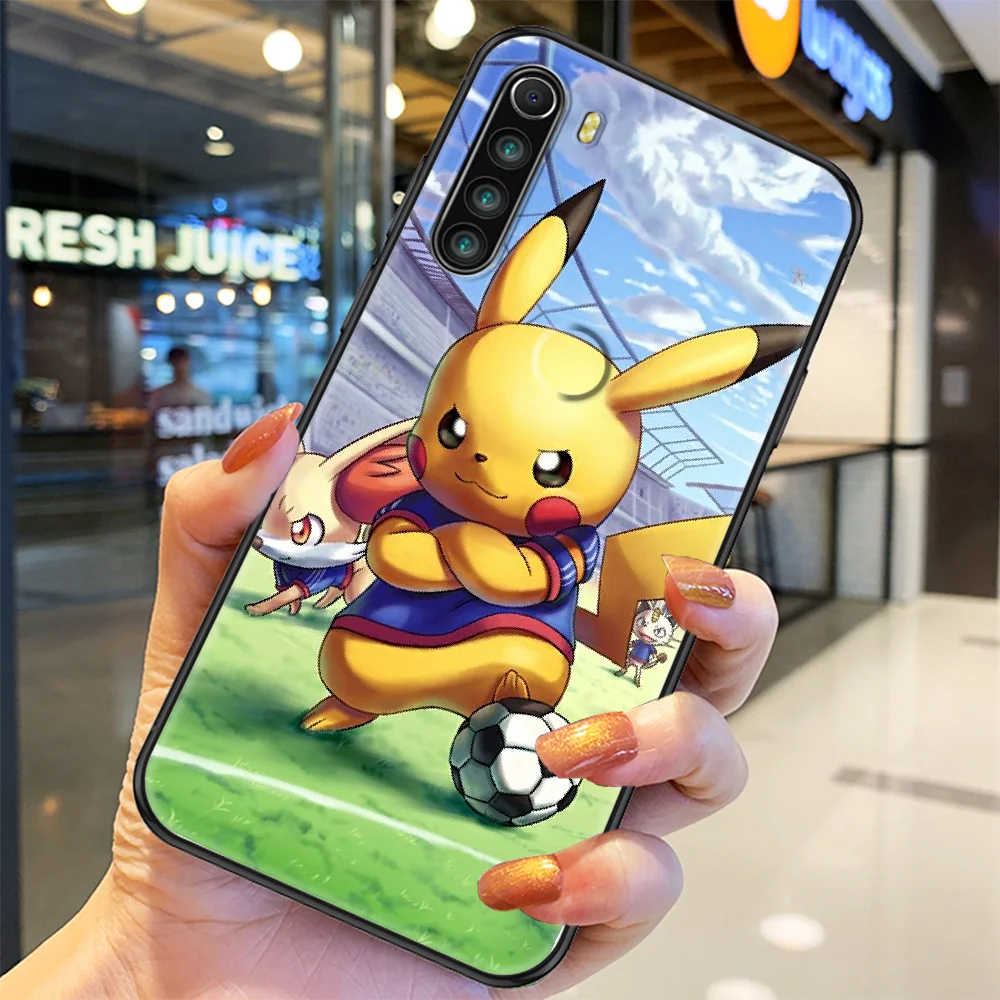 

Cute P-Pokemons cartoon Phone case For Xiaomi Redmi Note 7 7A 8 8T 9 9A 9S 10 K30 Pro Ultra black art prime luxury back soft