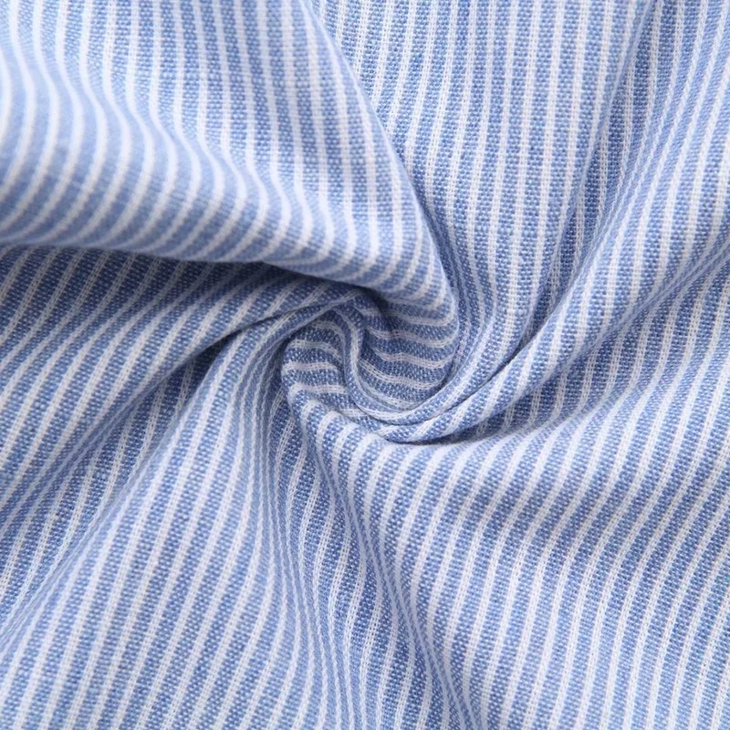 Блузка женская с вышивкой в полоску х/б коротким рукавом | Женская одежда