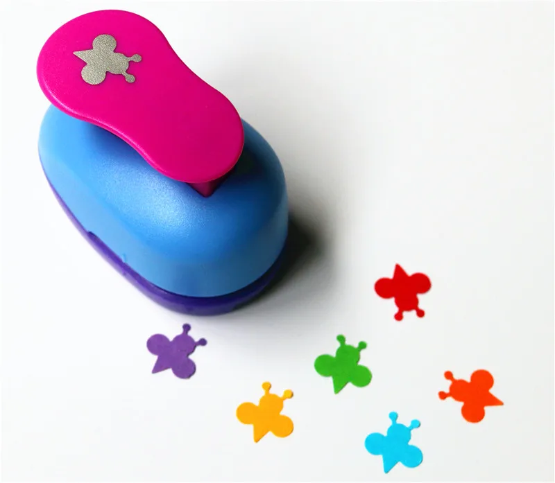 STYLE21 free ship flower furador 5/8'' 1.5cm diy paper cut Eva Foam Maker puncher scrapbooking labor saving for kid hole punch CL-1208 - Цвет: STYLE21