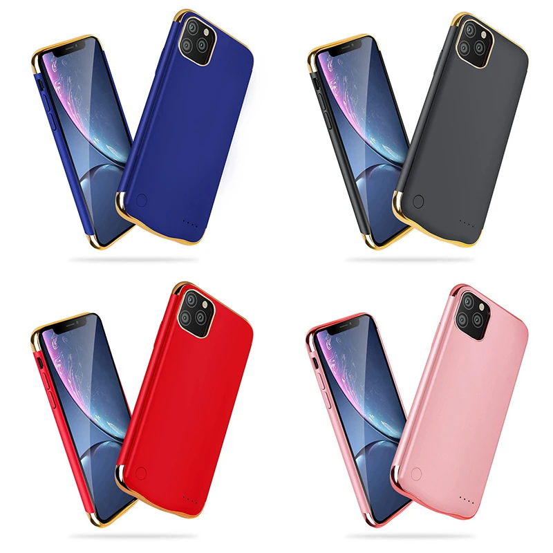 

Battery Charging Case 6000mAh Metal Powerbank For iPhone 11 11Pro For iPhone 11 Pro Max Battery Charger Case External Power Bank