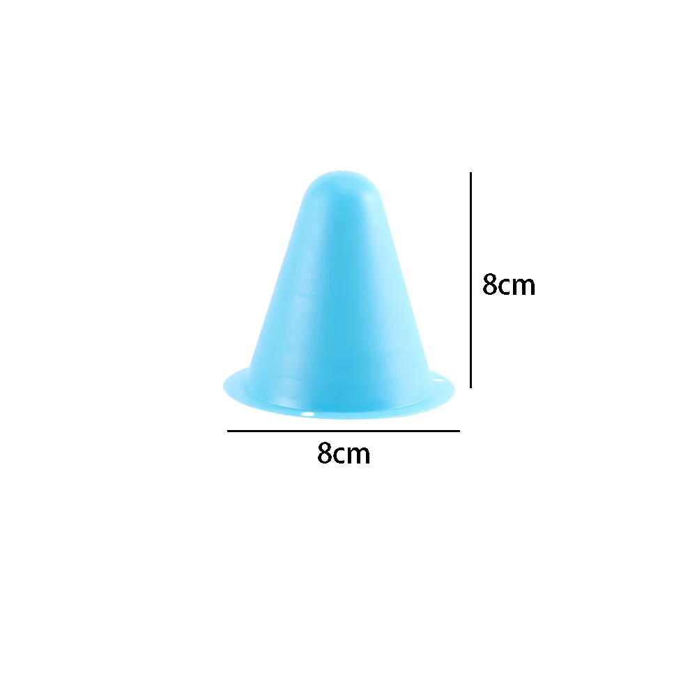 10 Pcs/Set Plastic Skating Marker Cones Soccer Rollers Sports Training Slalom Roller Equipment Skate Pile Marking Cup |