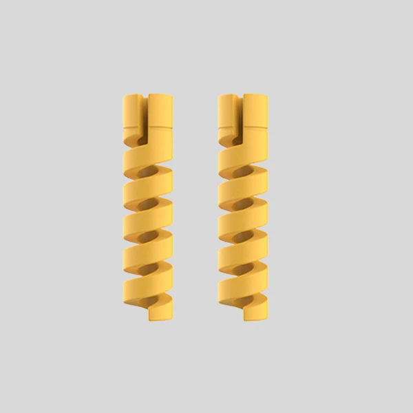 2PCS Yellow 10 шт. защитный кабель для зарядки телефонов, чехол для Apple iPhone, USB кабель для зарядного устройства, шнур, восхитительный защитный рукав - Цвет: 2PCS Yellow