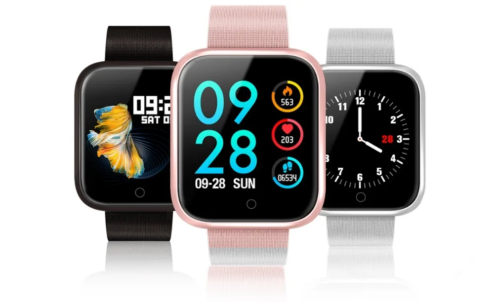 P70 Smart Watch With Blood Pressure Heart Rate Monitor IP68 waterproof Fitness Tracker Smartwatch for Samsung Android Huawei IOS
P70 Smart Watch With Blood Pressure Heart Rate Monitor IP68 waterproof Fitness Tracker Smartwatch for Samsung Android Huawei IOS