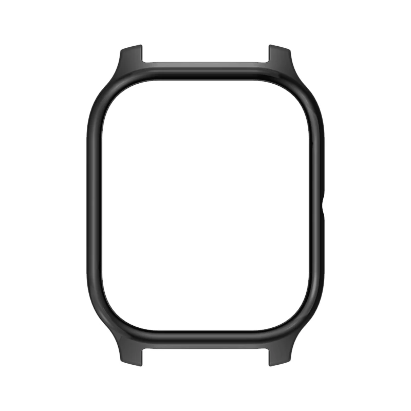 Защитный чехол для часов для xiaomi Huami Amazfit GTS, пластиковый защитный чехол для наручных часов, аксессуары для умных часов, рамка из ТПУ - Цвет: Black