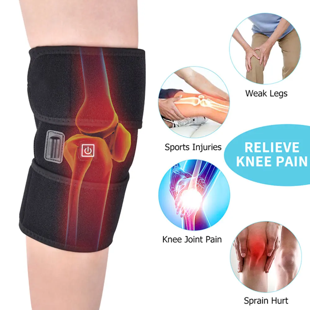В наличии Прямая поставка Artritis Knie Brace Infrarood Verwarming Therapie Kneepad Voor Verlichten kniewericht Pijn