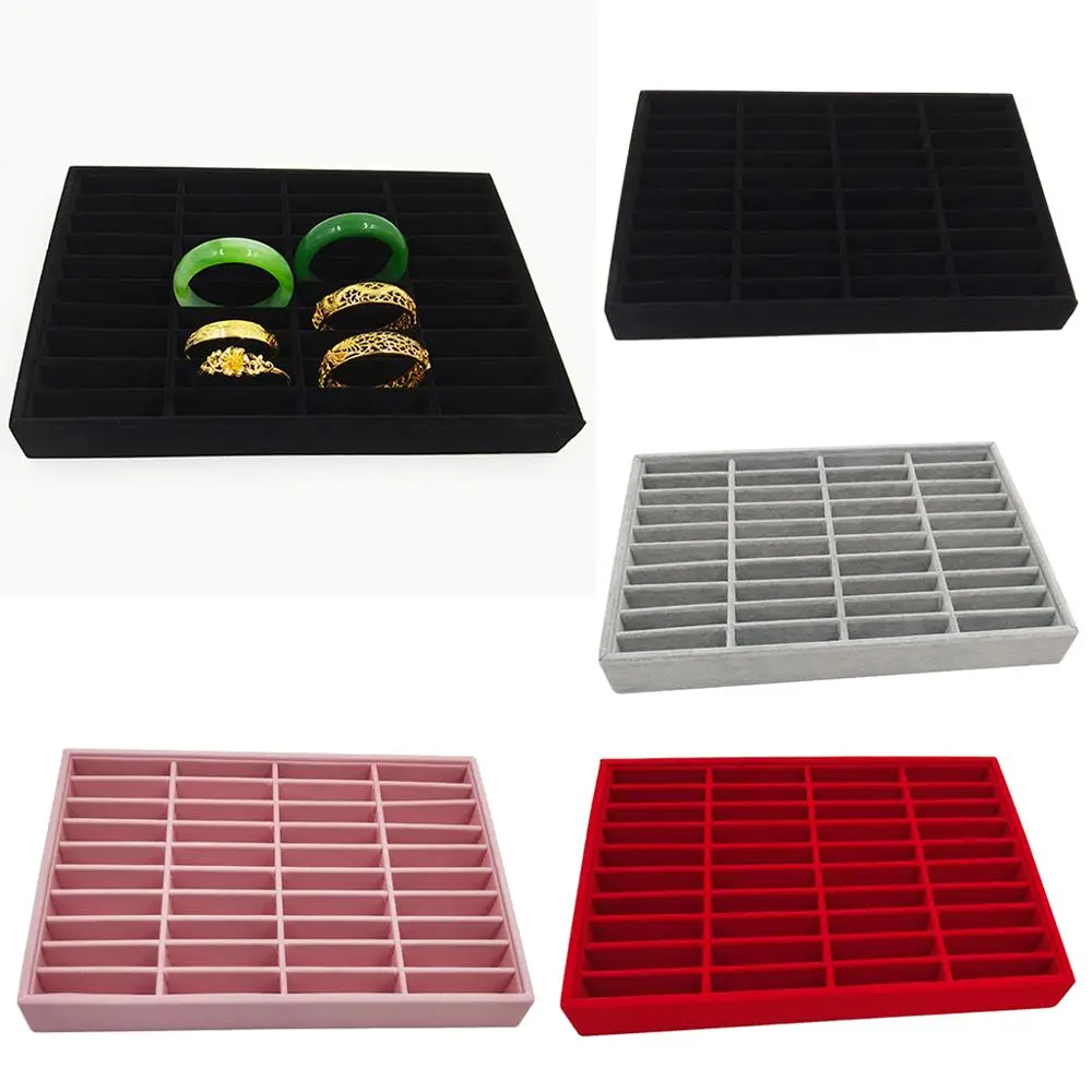 

40 отсек для слотов, модные ювелирные изделия для браслета, браслет, лоток для ювелирных изделий, цветной Органайзер