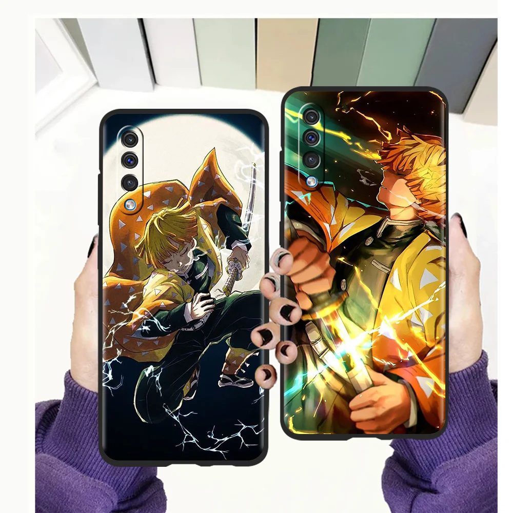 

Kimetsu No Yaiba Anime Phone Case for Samsung Galaxy A12 A22 A02 A03 A03S A50 A70 A40 A10 A20 A30 Luxury Silicone Soft Cover TPU