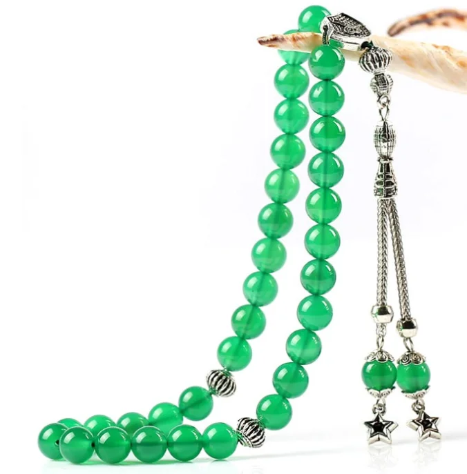 LOSHEREN ислам высокое качество мусульманские четки 33 - Окраска металла: 12mm41beads