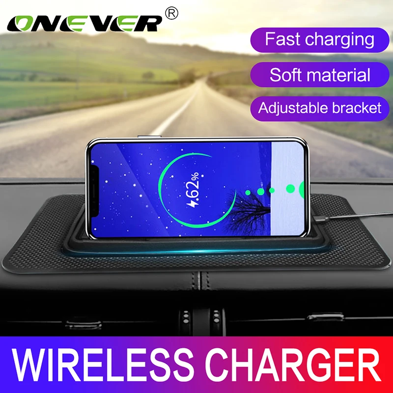 Автомобильное беспроводное зарядное устройство Onever 10 Вт беспроводная зарядная
