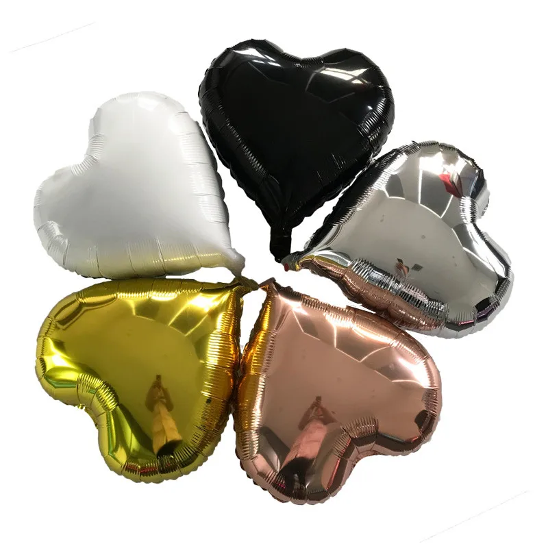 1 шт 18 дюймовые воздушные шары в форме сердца из гелиевой фольги для свадьбы Дня