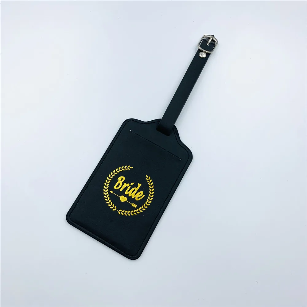 Багажная бирка для девичвечерние команды невесты кожаный чемодан IDAddres