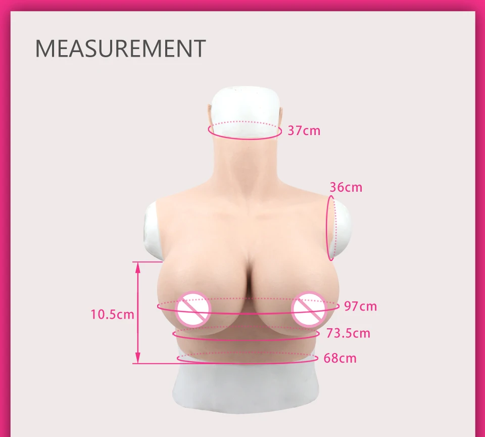 Breasts Silicone Large Breast Fake Boobs G Cup for Transgender Shemale Pechos Crossdresser Forms Drag Queen Cosplay Men To Women