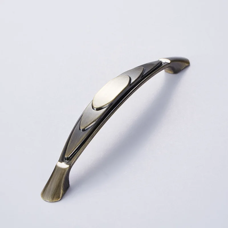 Зеленая бронзовая ручка для шкафа ящика дверная украшение дома из цинкового