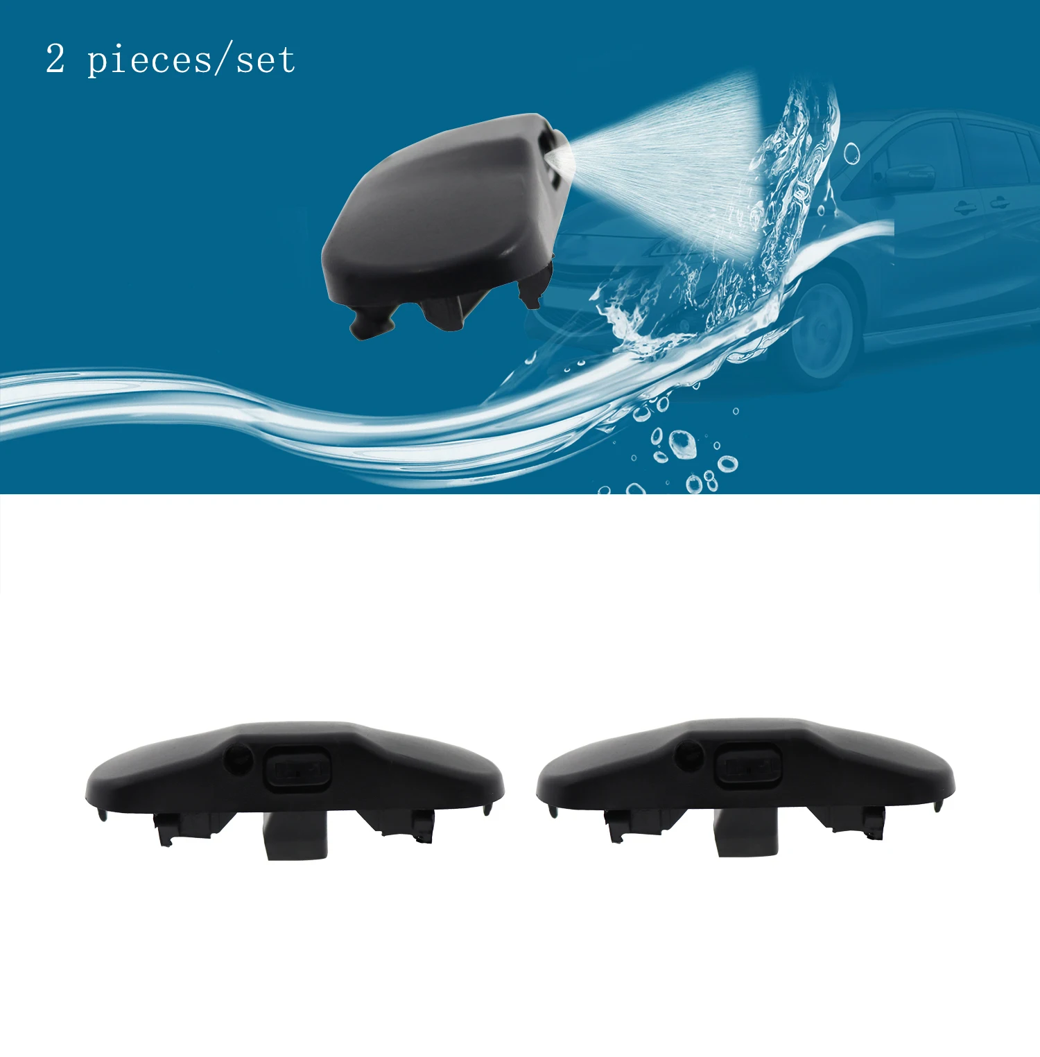 2 шт. форсунки для мытья ветрового стекла VW Jetta Golf Rabbit Passat Tiguan Touareg MK5