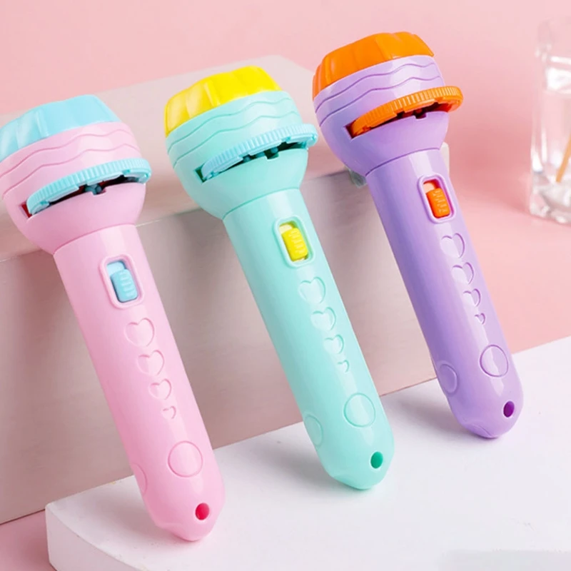 57EE Проекционная лампа Детская фонарик-проектор для подарка Книга сказок Раннее образовательное игровое освещение Детский фонарик-светильник для сна Дошкольный