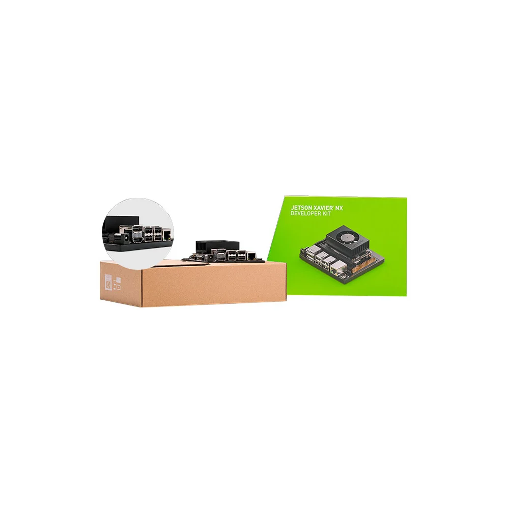 NVIDIA Jetson Xavier NX Developer Kit Small AI Supercomputer for Edge Computing with Cooling Fan and Power Supply | Компьютеры и офис