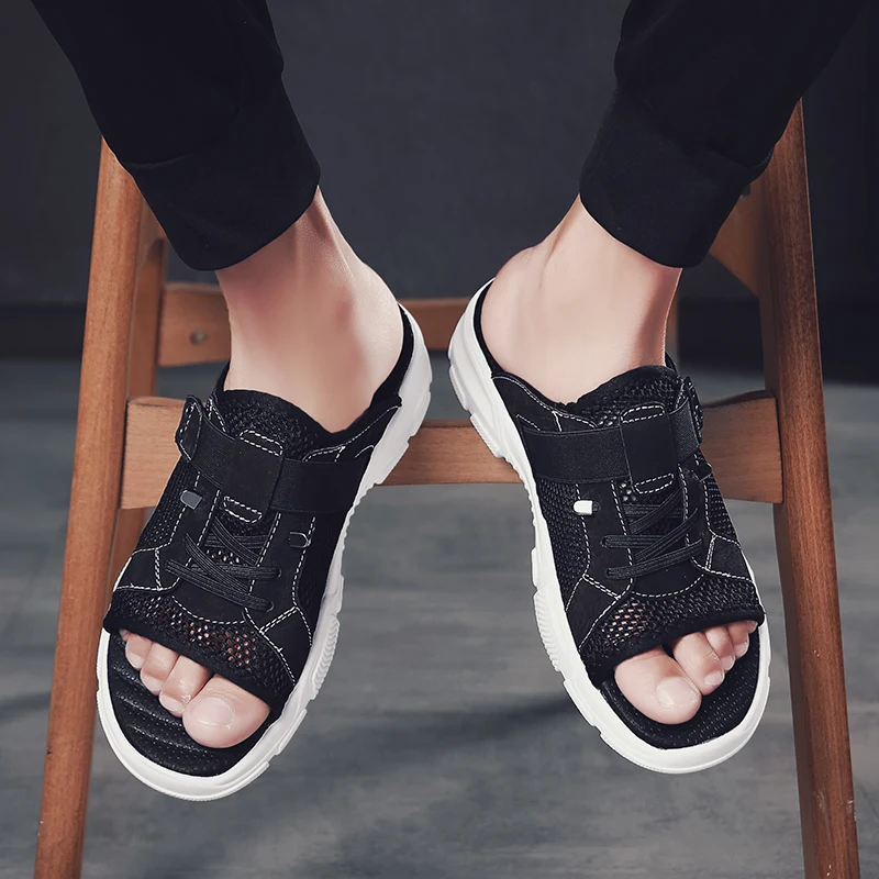 

Shoes Men Sandals Rubber Sandals Sandal Shoe Men Waterproof Mens Beach Summer Shoes Outdoor Sandalias Playa Hombre Comfort 39 S