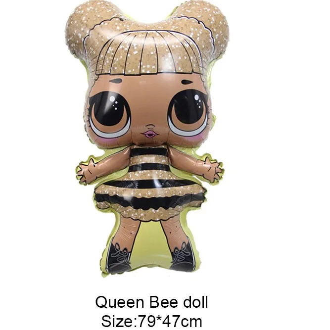 1 шт. ew воздушный шар из фольги кукла-сюрприз Русалка Кукла вечерние бар украшения