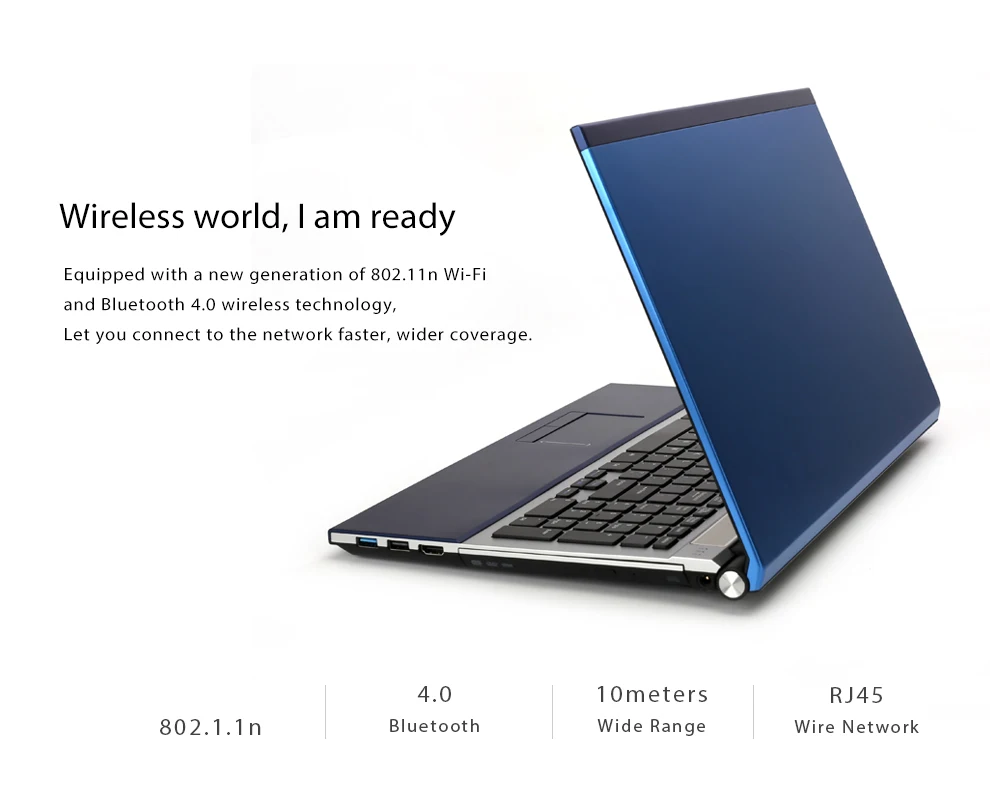 Ноутбук 15,6 дюймов процессор Intel Core i7 Процессор 8 Гб Оперативная память+ 64 Гб SSD+ 500 ГБ 1 ТБ HDD Встроенный WI-FI Bluetooth DVD-ROM Windows 7/10 Тетрадь компьютер