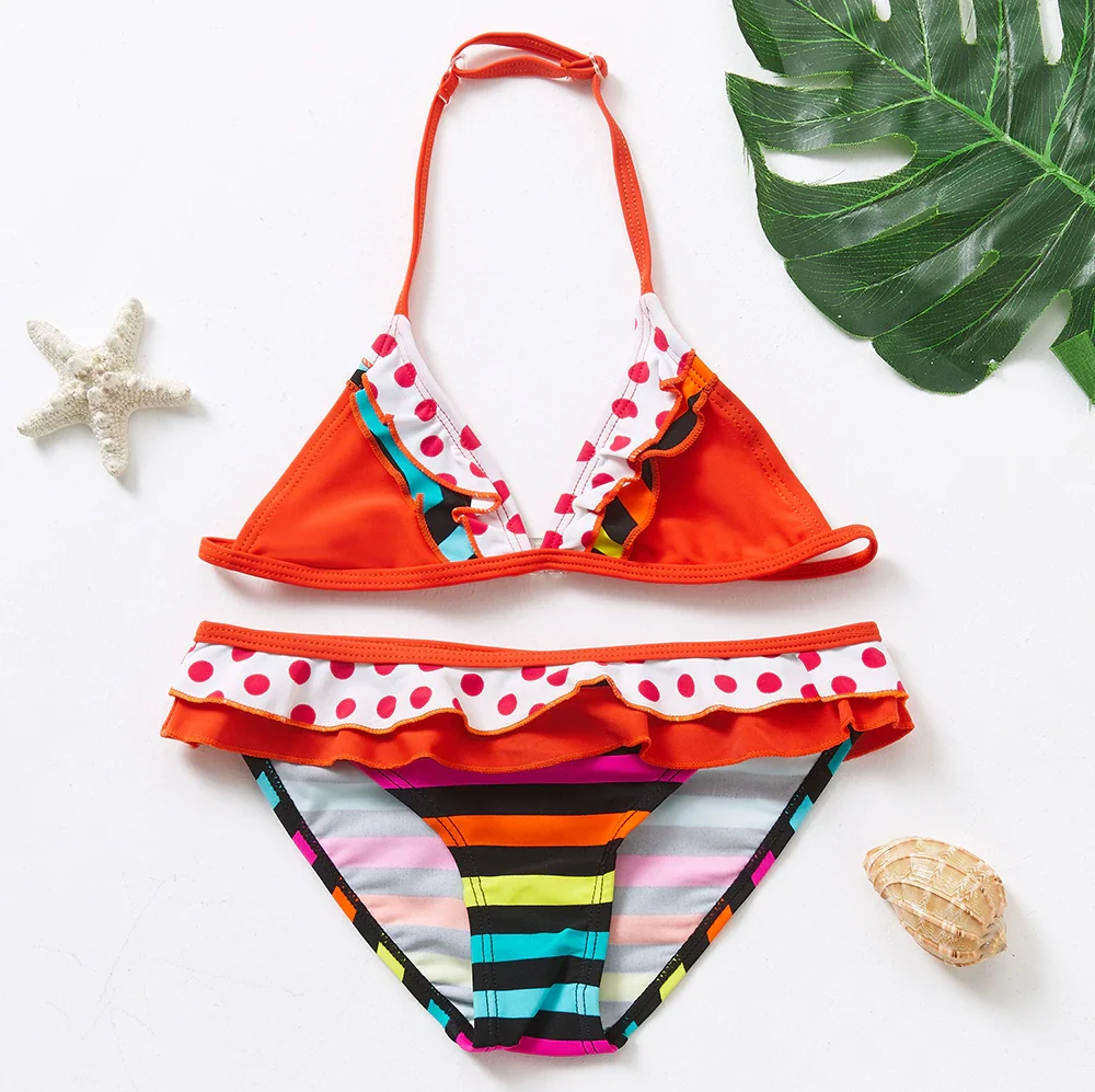 

Bikini Set 3-16Y Unicorn Two-piece Grils Swimwear 2021 High Quality Children Swimwear Girls Swimsuit