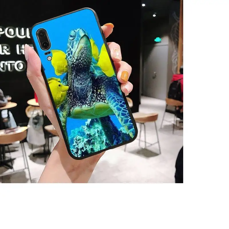 

The bottom of the sea turtle Phone Case For Huawei P20 lite P40 lite mate 10 20 lite P20 pro P smart 2019 Y7 P30 lite case