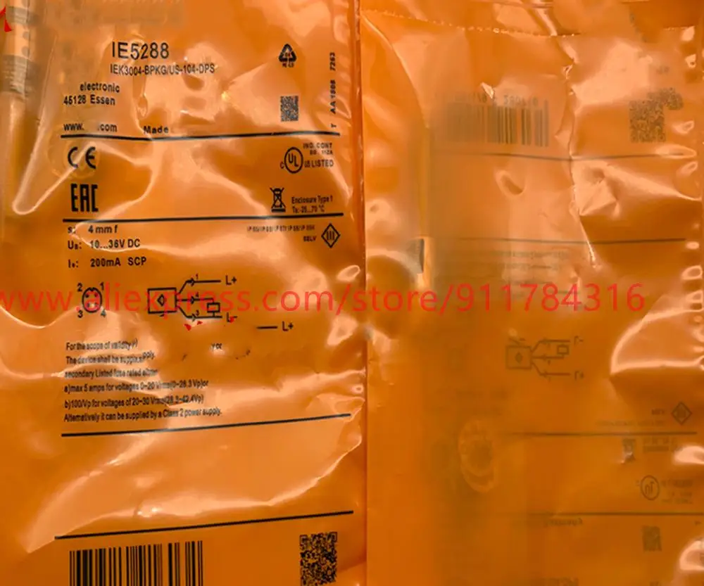 Новый высококачественный IFM Бесконтактный переключатель IE5288 IE5318 IE5319 IE5327 IE5328, 3 шт.