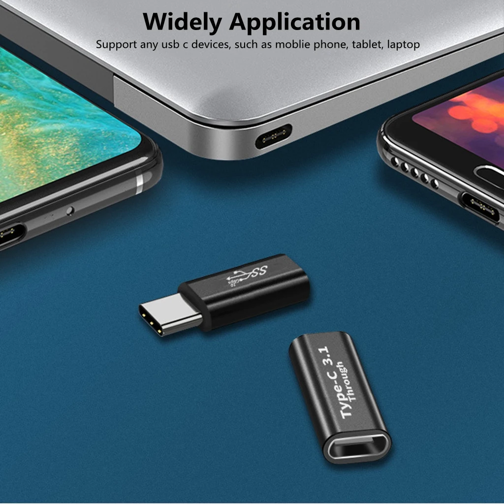 Адаптер USB 3 1 Type C конвертер Мама-папа 10 Гбит/с разъем для зарядки и передачи данных