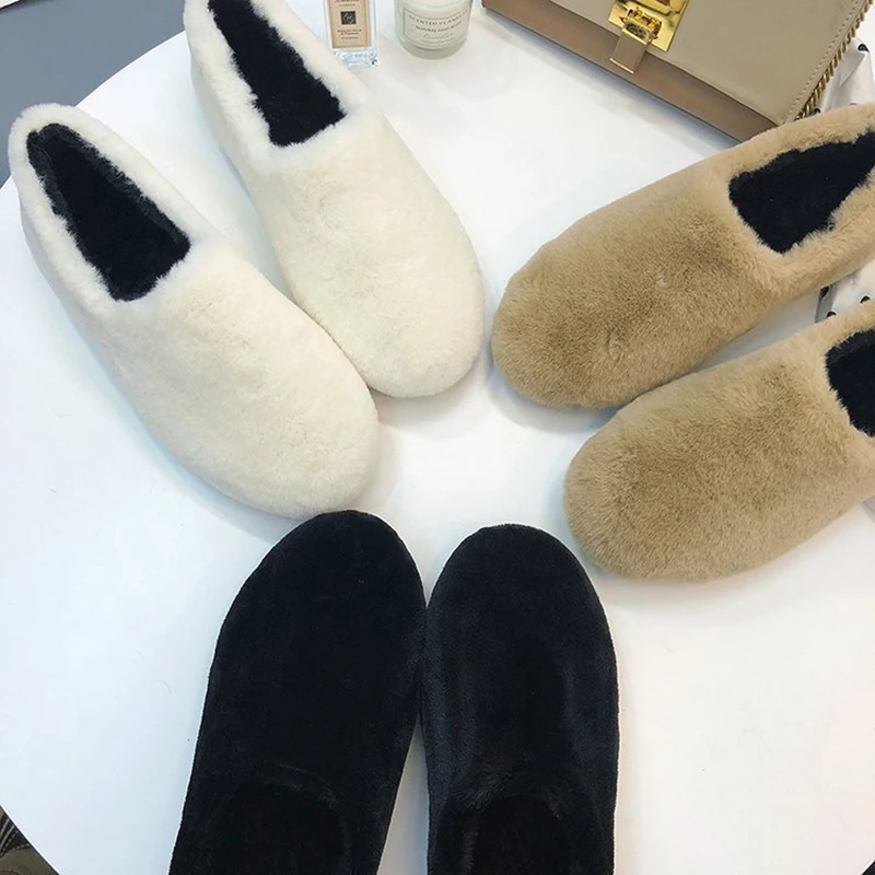 Со сплошным круглым носком балетки хлопчатобумажные туфли на плоской подошве