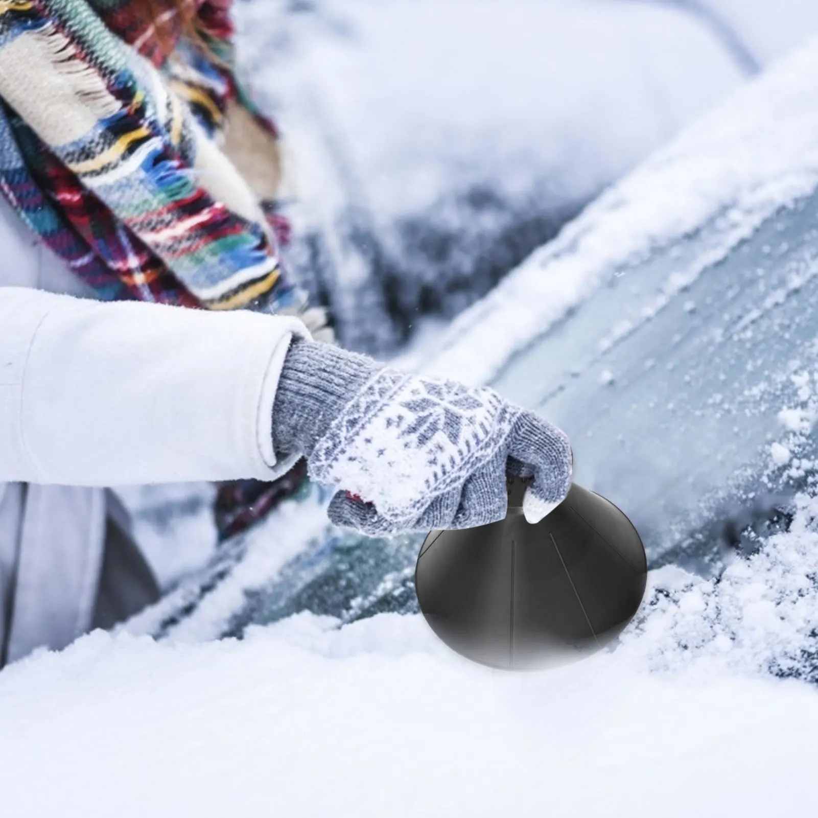 

Windshield Ice Scraper Cleaning Funnel Snow Remover Window Glass Deicing Shovel Tool Car Magic Winter Outdoor Accessories 2021 N