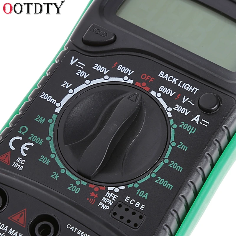 Цифровой мультиметр OOTDTY XL830L ручной измеритель температуры с ЖК дисплеем без