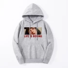 Криминальное худи с надписью Life Is Boring, мужская повседневная толстовка с капюшоном Quentin, новый высококачественный Свитшот
