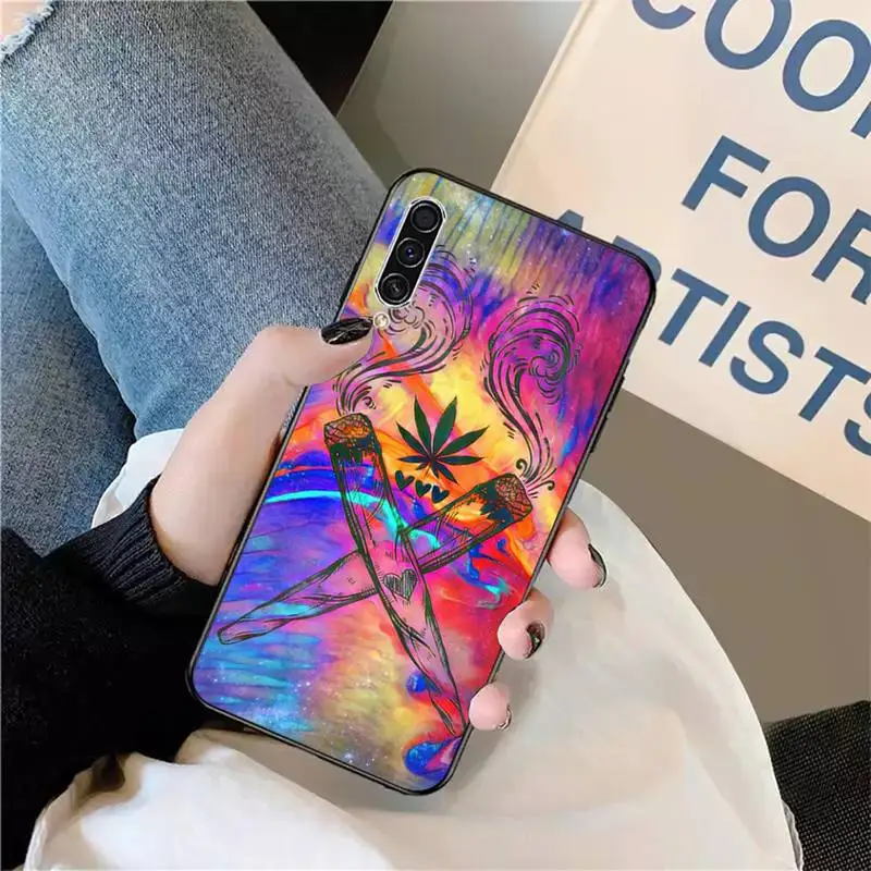

Colorful plants and weeds pattern Phone Case For Samsung galaxy A S note 10 7 8 9 20 30 31 40 50 51 70 71 21 s ultra plus