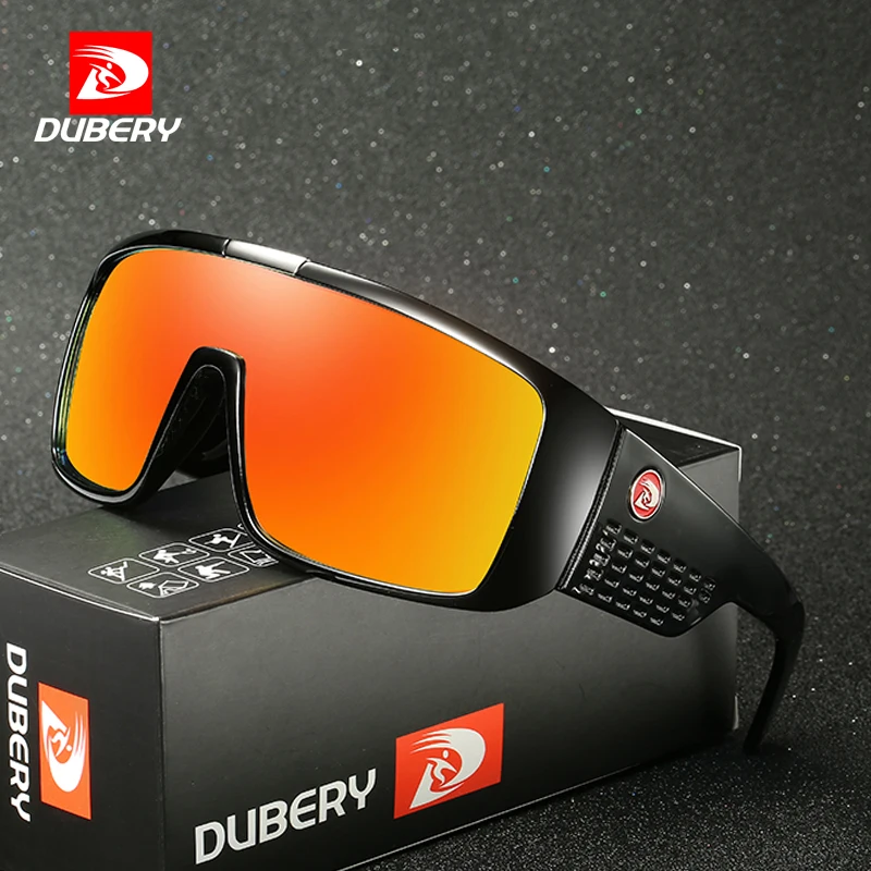 DUBERY Sunglasses Men's Retro Male Goggle Colorful Sun Glasses For Men Fashion Brand Luxury Mirror Shades Oversized Oculos 2030 |