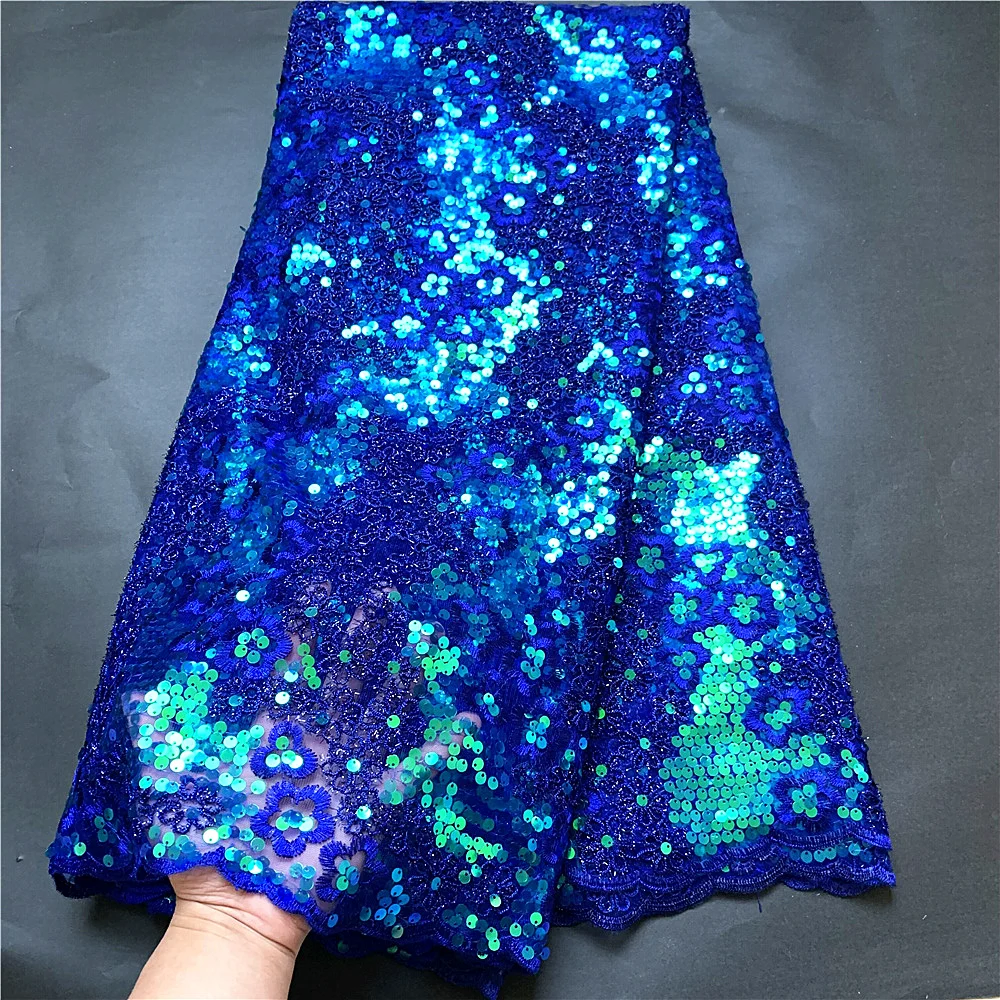 Купить Новинка 2022, ткань высокого качества с блестками и вышивкой, шитье из искусственного гипюра, 5 ярдов Цена Новинка 2022, ткань высокого качества с блестками и вышивкой, шитье из искусственного гипюра, 5 ярдов