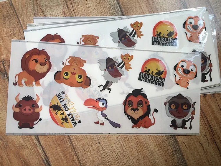 50 листов в партии vsco Король Лев водонепроницаемый гик серии наклейки бомба pusheen