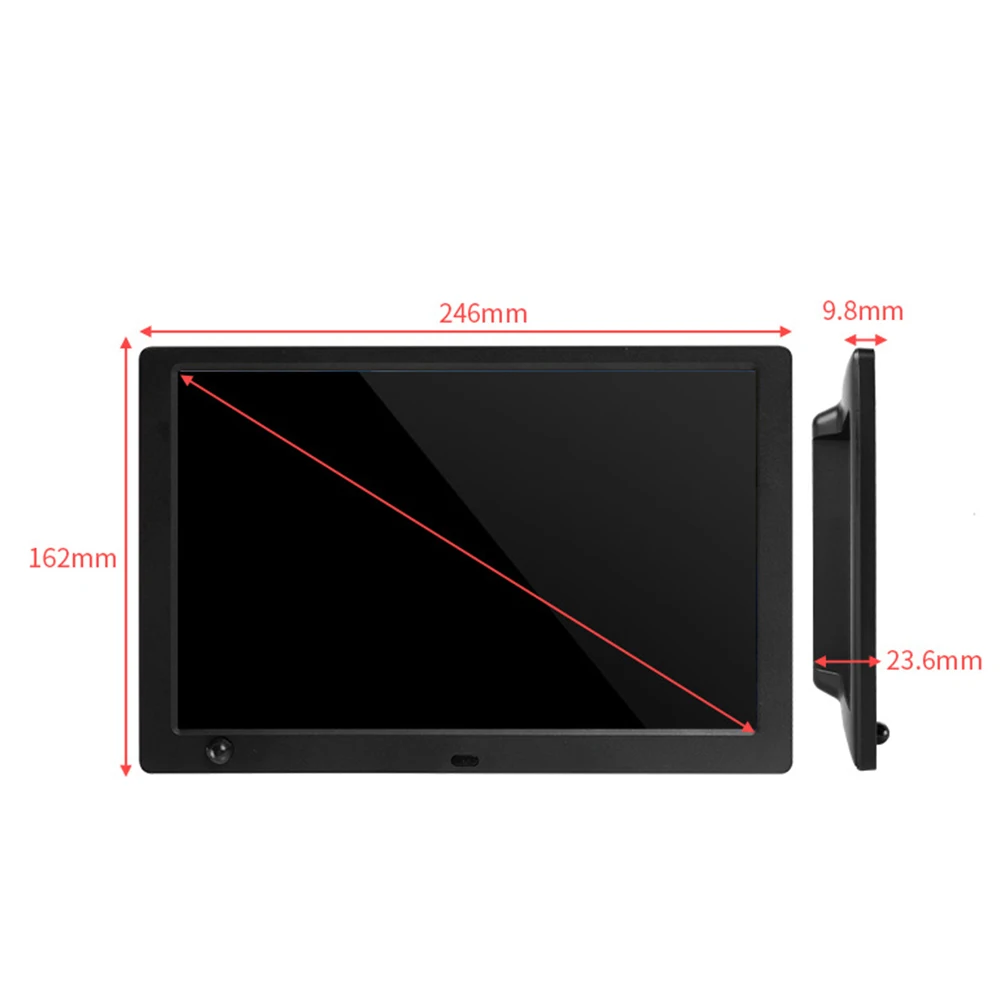 10 дюймовая цифровая фоторамка светодиодный IPS экран 1080P 1280X800 HD Индукционный