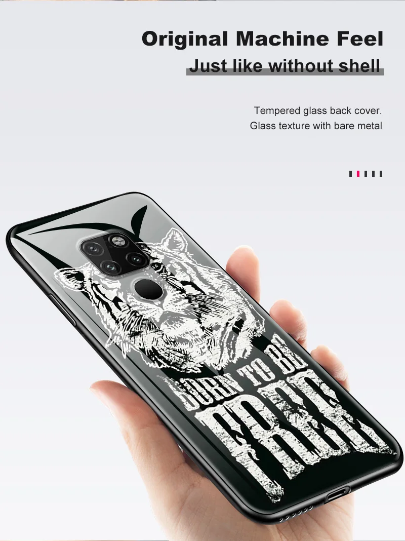 Чехол из закаленного стекла для huawei Enjoy 9s Honor 7A Pro 7C 7X 8A 8X9 10 Lite Magic 2 Play mate 20 Pro Nova2 3 4 Design Animal Capa