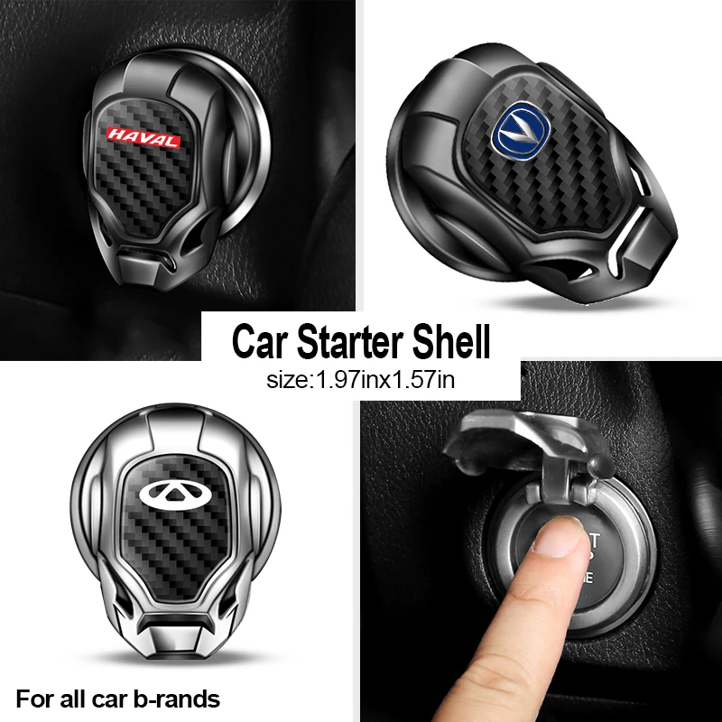 

1pcs Car styling interior one-click start cover sticker For Alfa Romeo Giulia Giulietta 159 156 MITO Stelvio 147