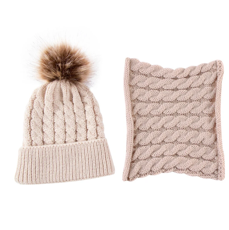 Toddler Kids Girl Boy Baby Infant Winter Warm Crochet Knit Hat Beanie Cap Scarf Accessories Gray White Black Red | Детская одежда и