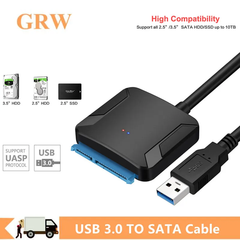 Кабель USB 3 0 к SATA адаптер Sata кабели поддержка внешнего SSD HDD 2 5 или дюйма для