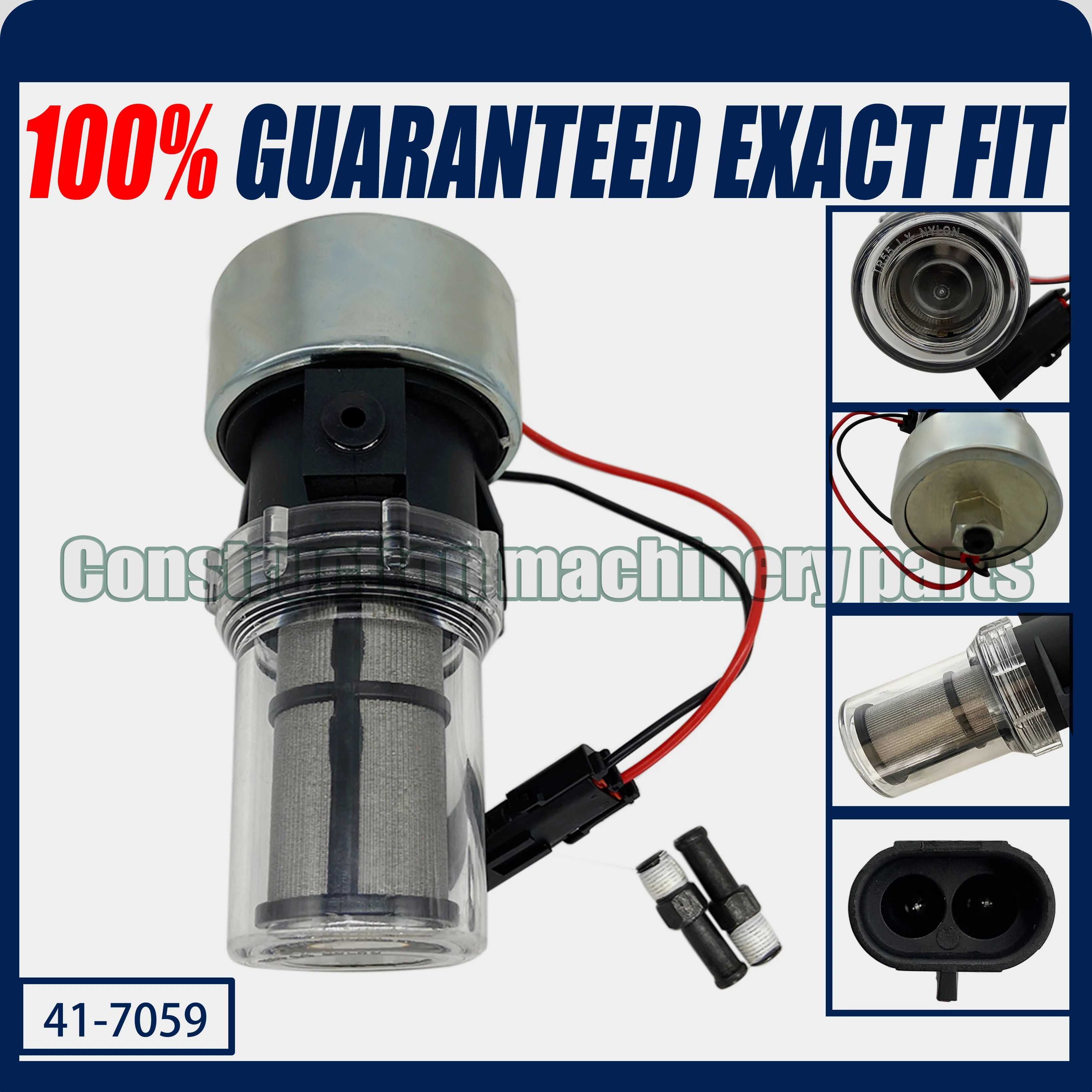 41-7059 417059 Электрический фильтр топливный насос для Thermo King MD/KD/RD/TS/URD/XDS/TD/LND Carrier