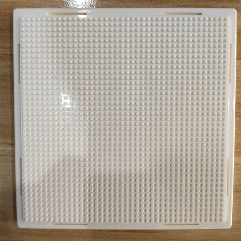 40-40 plate Микроконструктор строительные блоки Санта-Клаус блоки Снеговик кирпичи Рождественская серия пять мини стерео собранные игрушки Рождество - Цвет: 40-40 plate