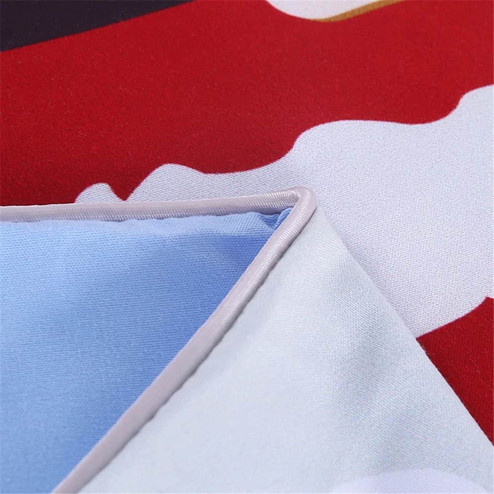 

Happy Merry Christmas Gift Kids Duvet Cover Sets Twin Queen king Size Santa Claus Snowman children white cartoon Bedding sets