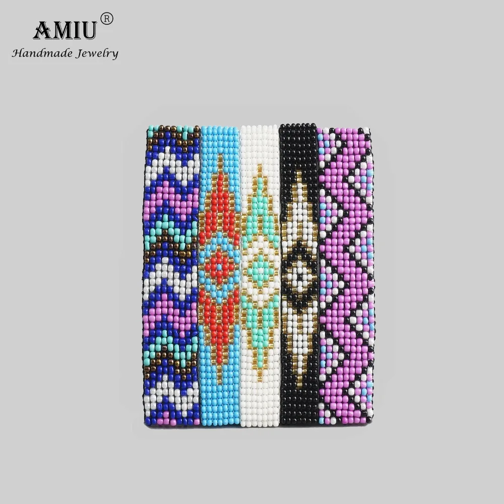 AMIU ручной работы богемные плетеные бусы браслет дружбы веревки упаковочные