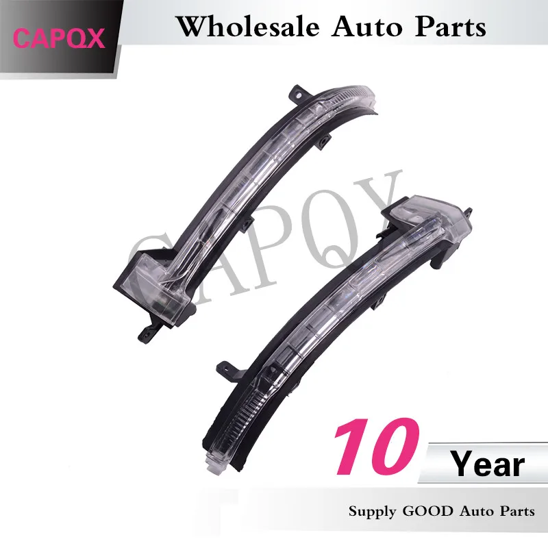 CAPQX 2PCS Rear View Mirror LED Indicator Blink Light Lamp Polit Flasher 7P6 949 101 For VW Touareg 2012-2017 | Автомобили и