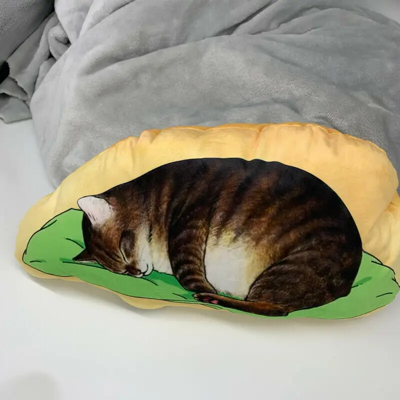 

Anime Plush Doll I Ore Tsushima Kitty Cat 3D Throw Pillow Funny Cute