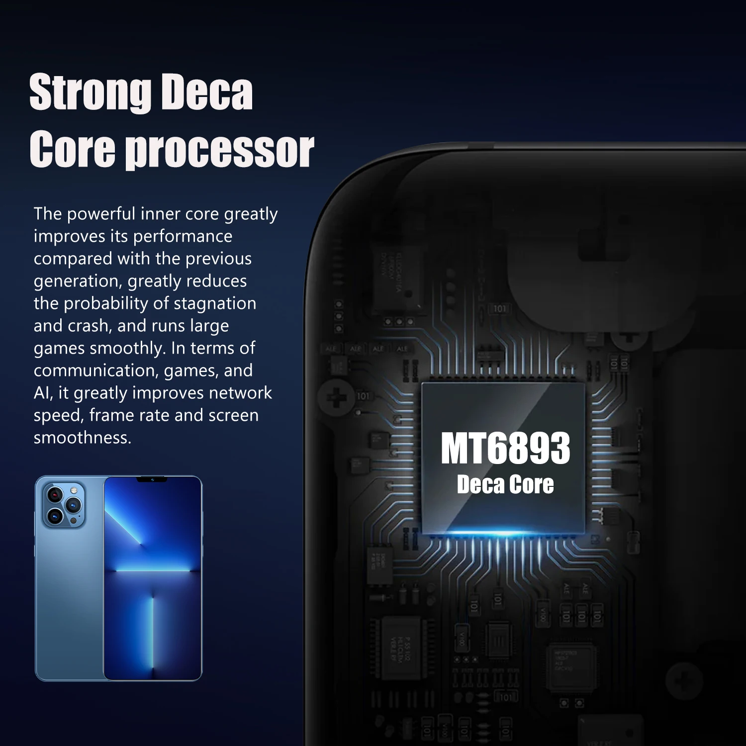 global version the new 6 6 hot selling 5g smartphone 16gb512gb is suitable for apple iphone 13 pro max phones samsung huawei free global shipping