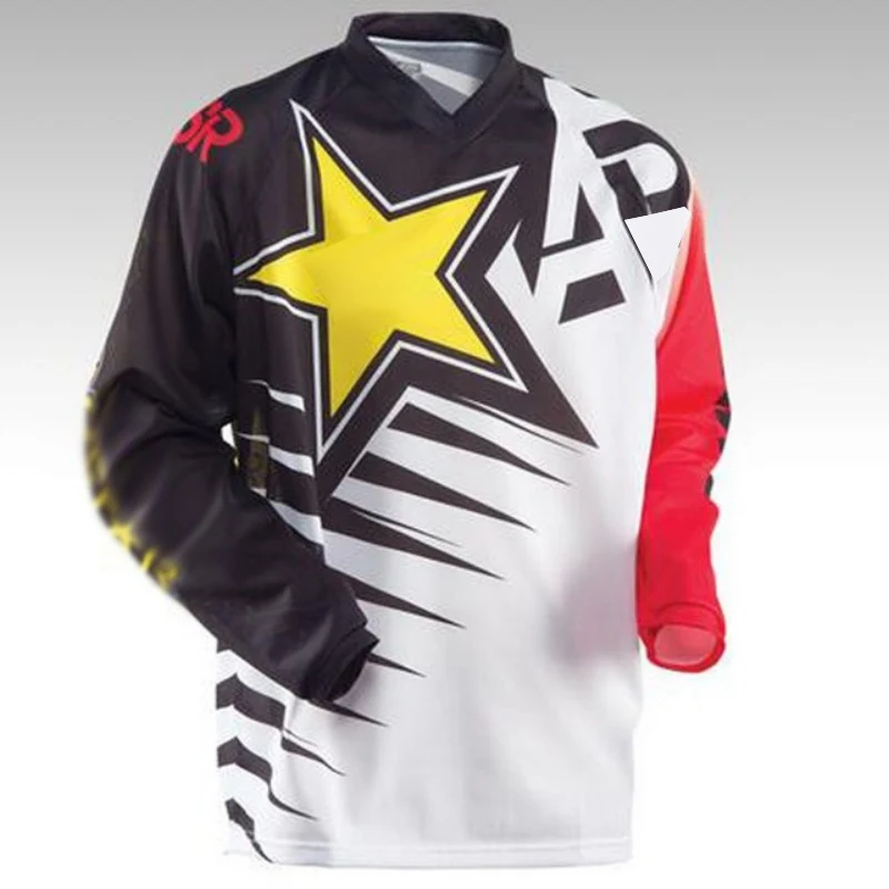 

2022 DH LS BMX Motocross Downhill MTB Jersey Cycling Jersey Clothing Team Pro Spexcel Moto Maillot Ciclismo Bike Jersey